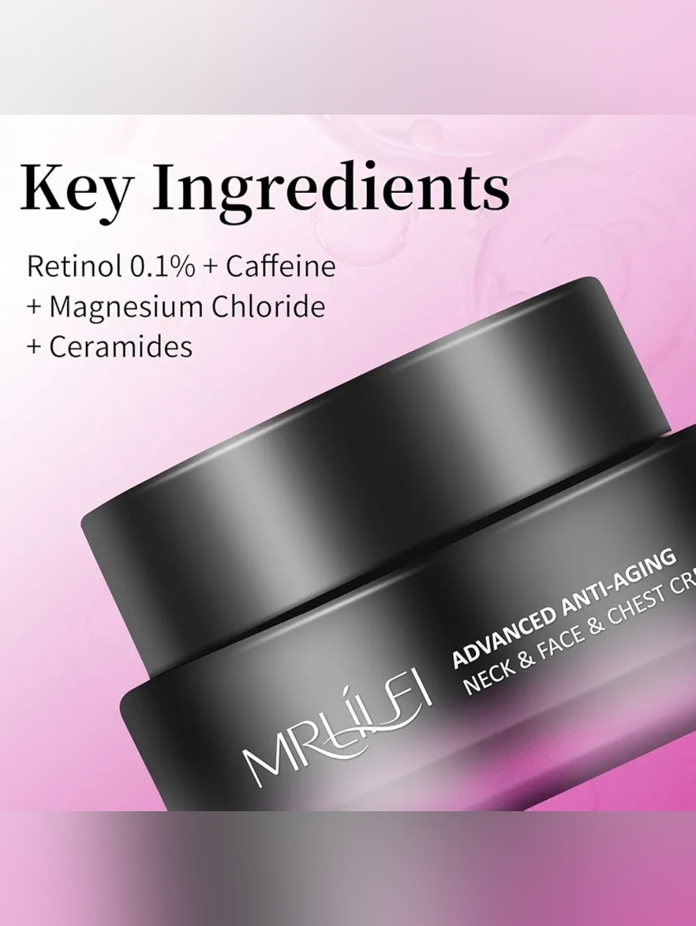 MRLILEI Advanced Anti-Aging Neck & Face Cream 50 ML | 1.7 OZ - Picture 10 of 12